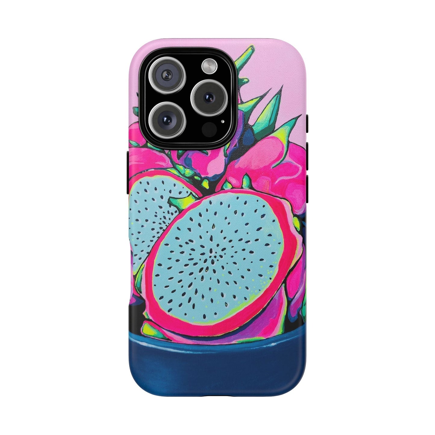 Neon Pink Dragon Fruit Tough Phone Case
