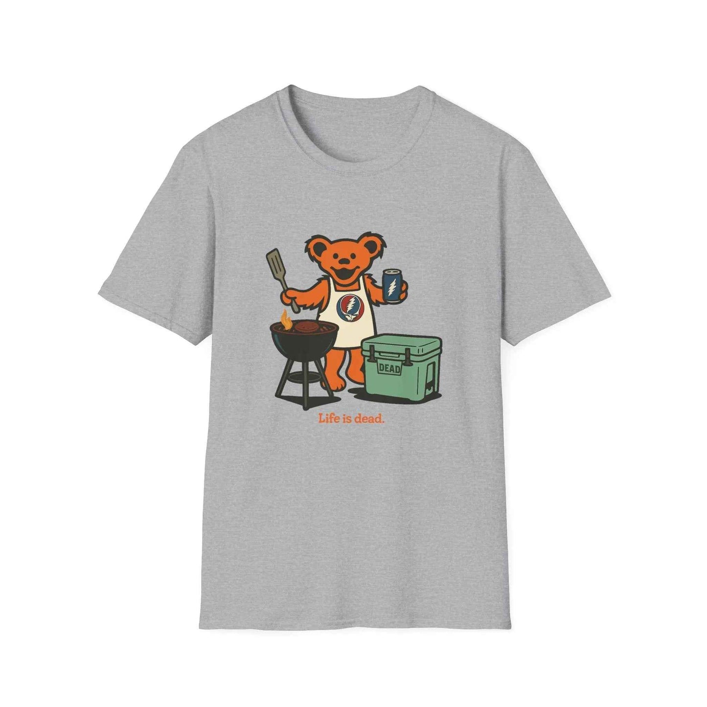 Grillin' Bear - Life is dead.® Grateful Dead T-Shirt