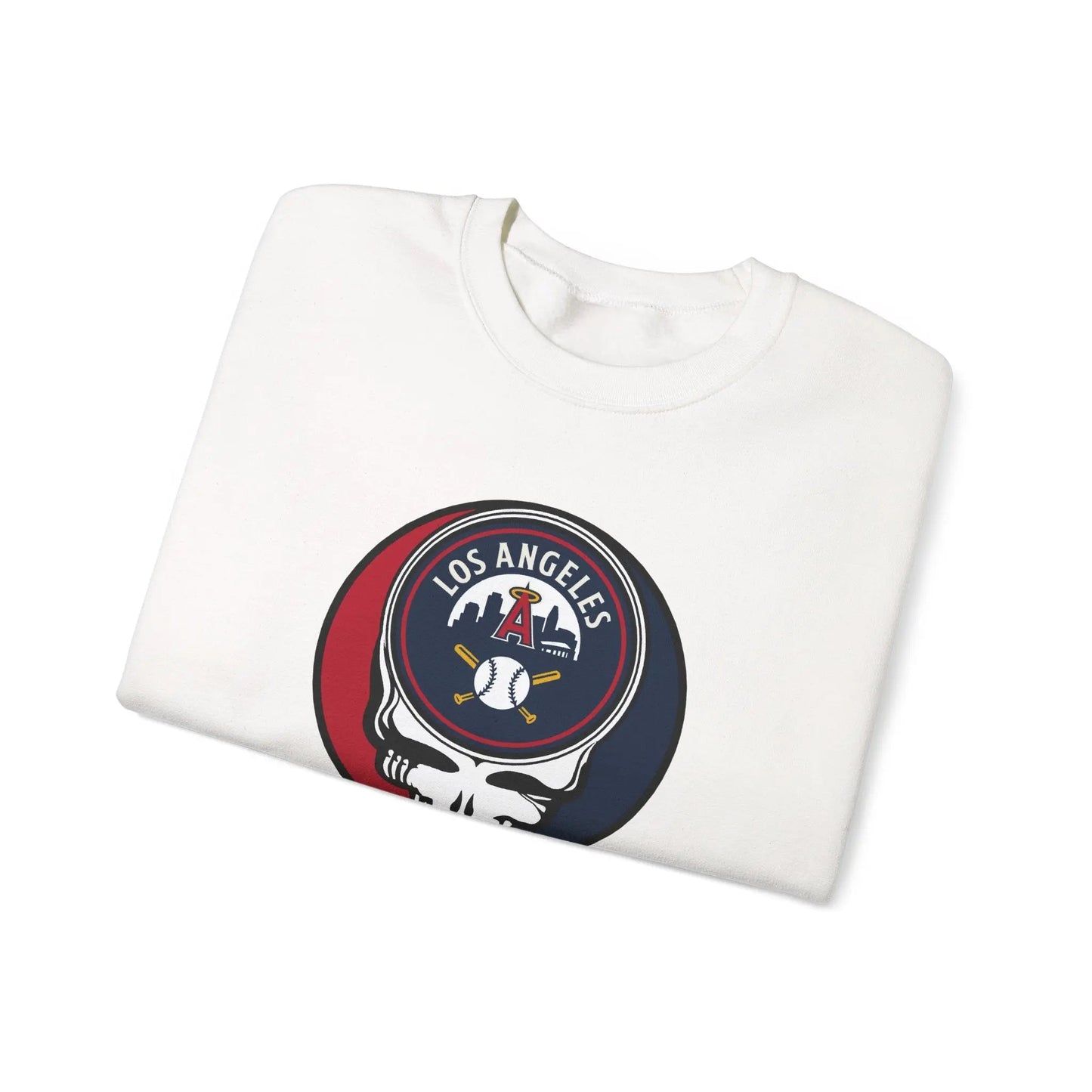 Los Angeles Angels Original Stealie Grateful Dead Crewneck Grateful Dead Sweatshirt