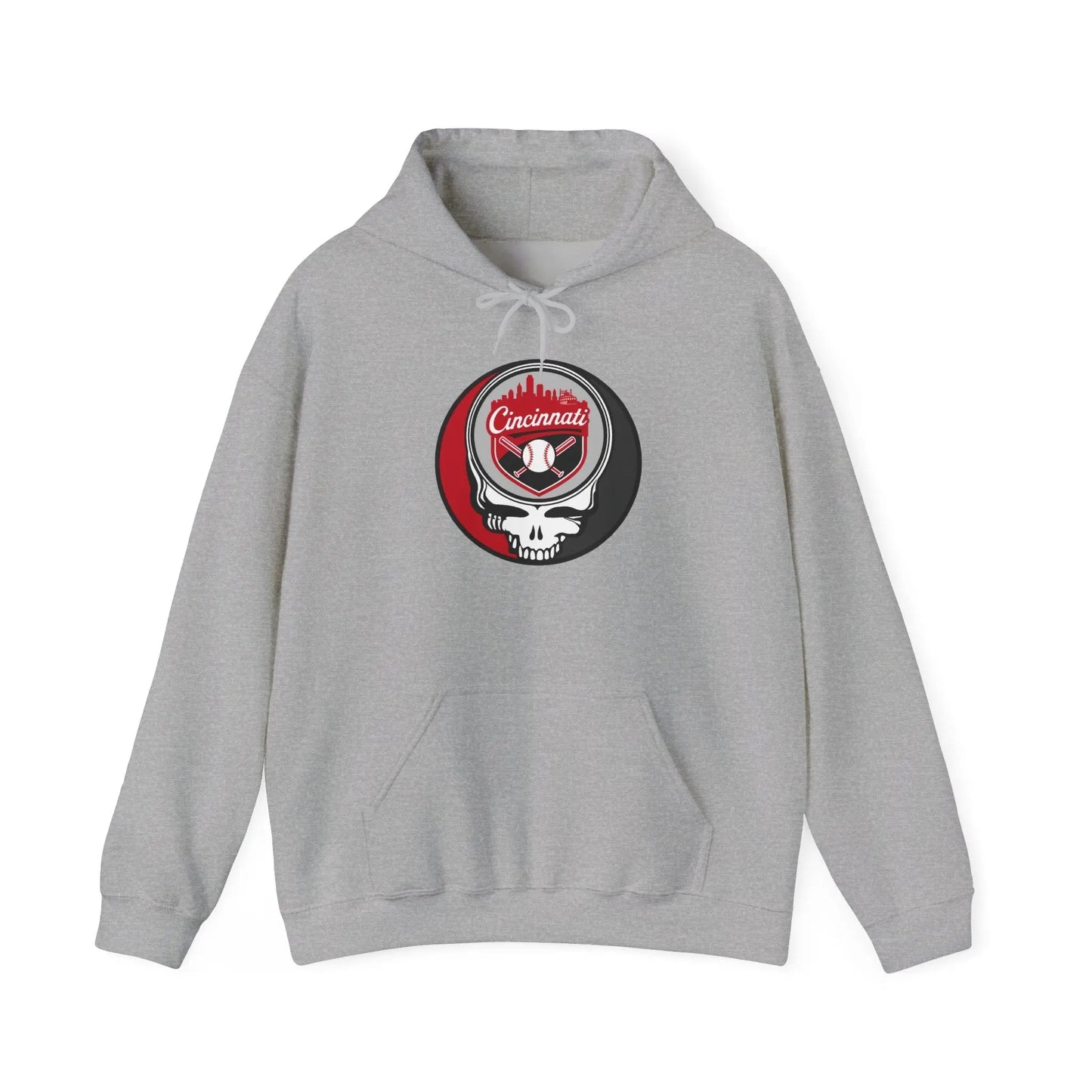 Cincinnati Reds Original Stealie Grateful Dead Hoodie