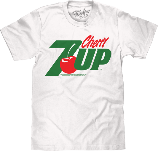 Cherry 7UP Soda T-Shirt - White