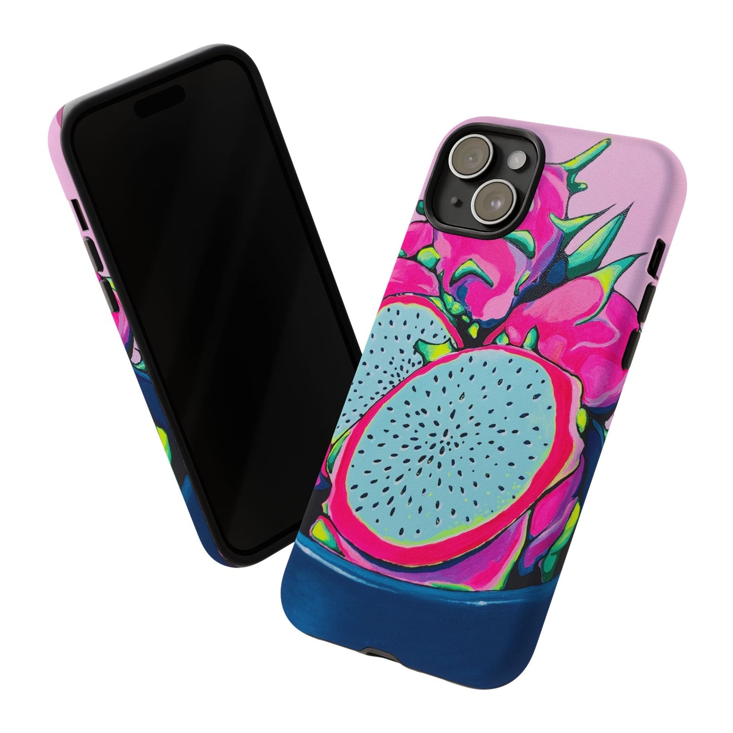 Neon Pink Dragon Fruit Tough Phone Case