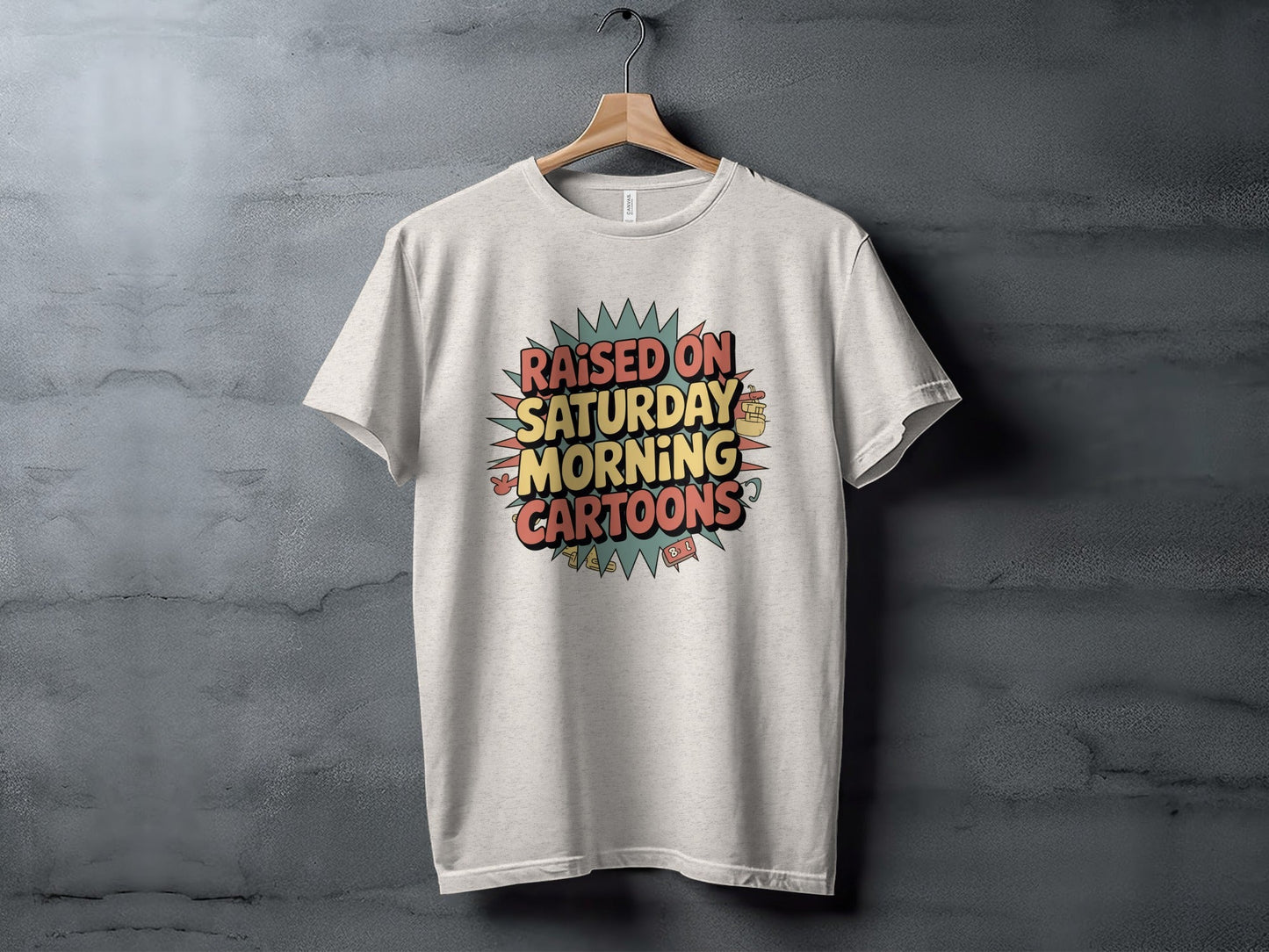 Raised On Saturday Morning Cartoons Funny T-Shirt