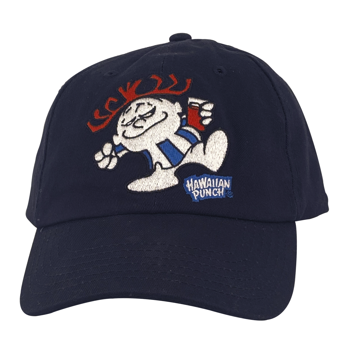 Hawaiian Punch Punchy Mascot Baseball Hat - Navy