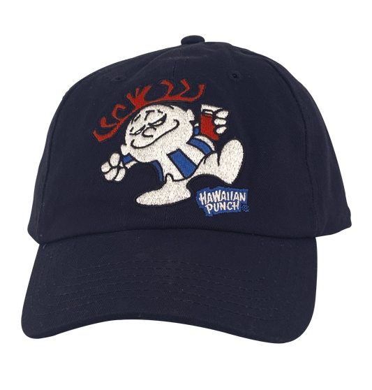 Hawaiian Punch Punchy Mascot Baseball Hat - Navy