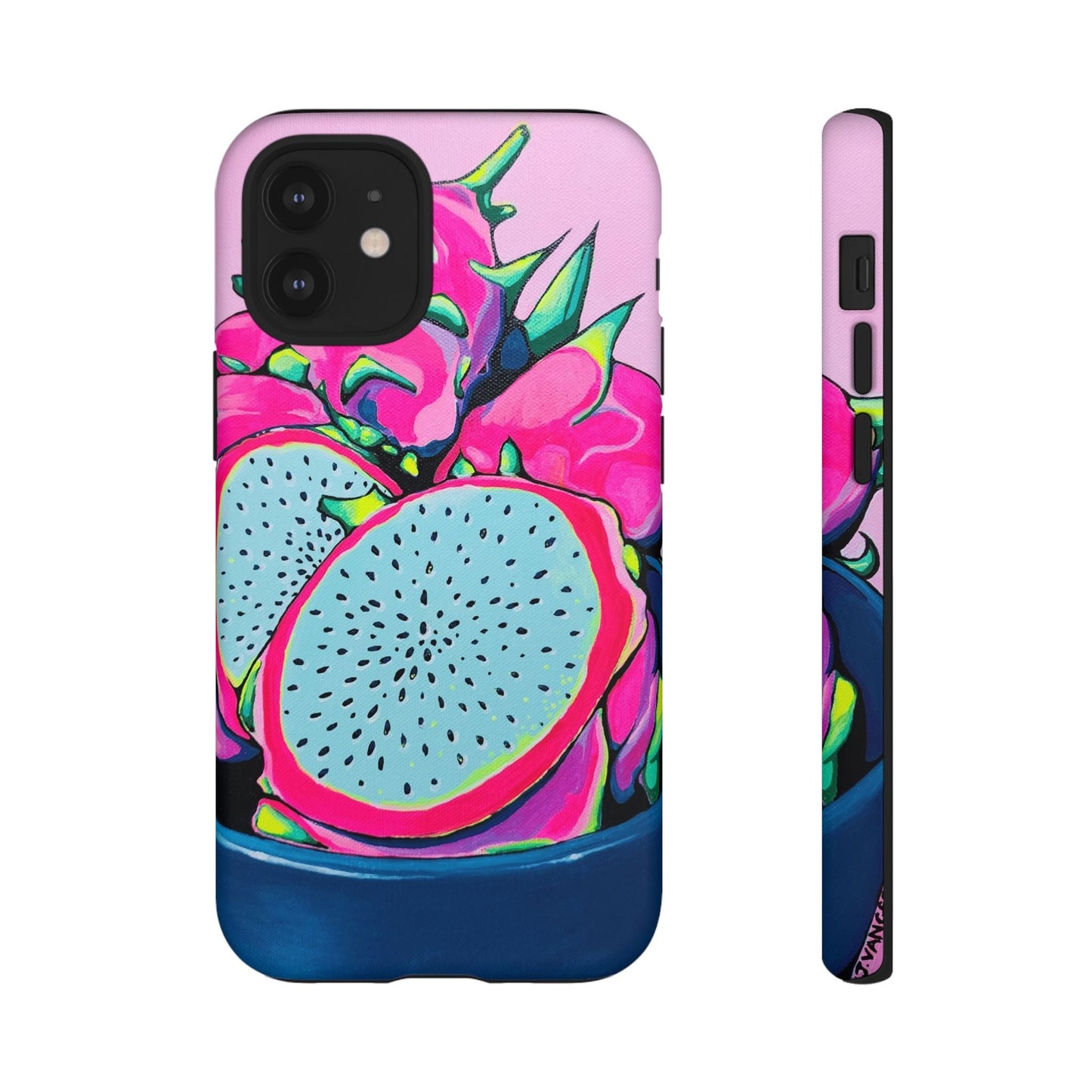 Neon Pink Dragon Fruit Tough Phone Case