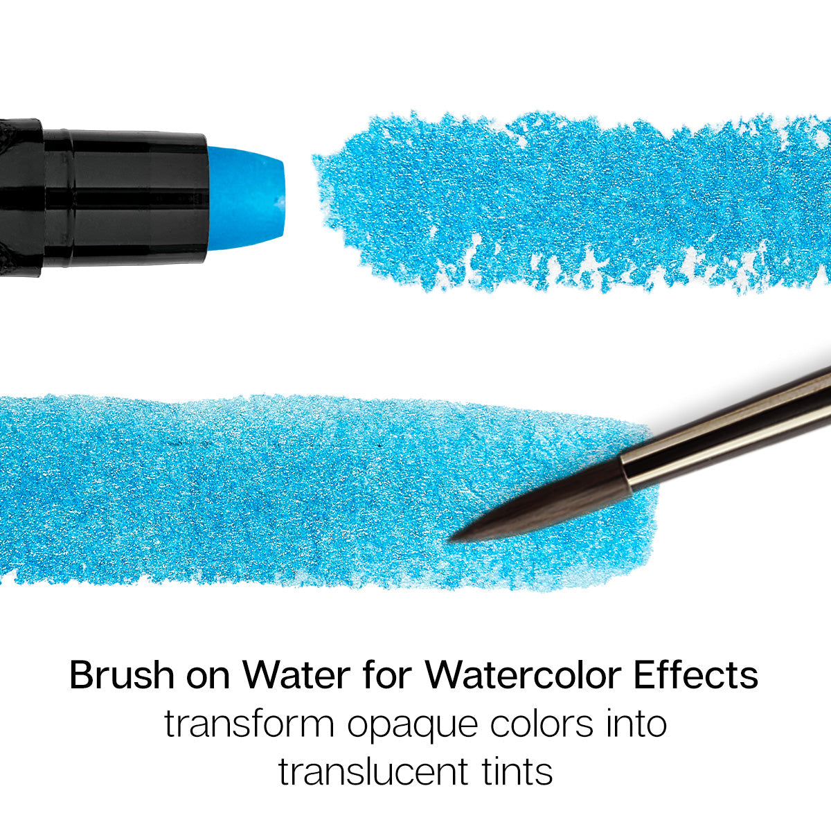 Gel Stick Crayons 12 Metallic Colors