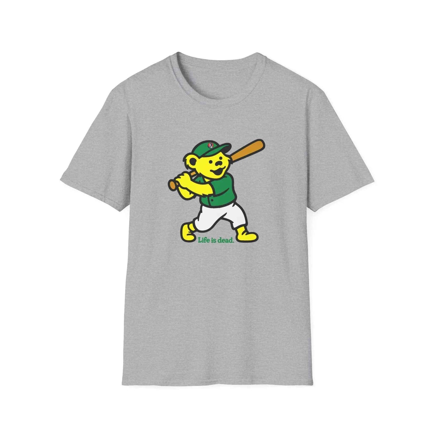 Baseball Edition Dancing Bear - Life is dead.® Grateful Dead T-Shirt