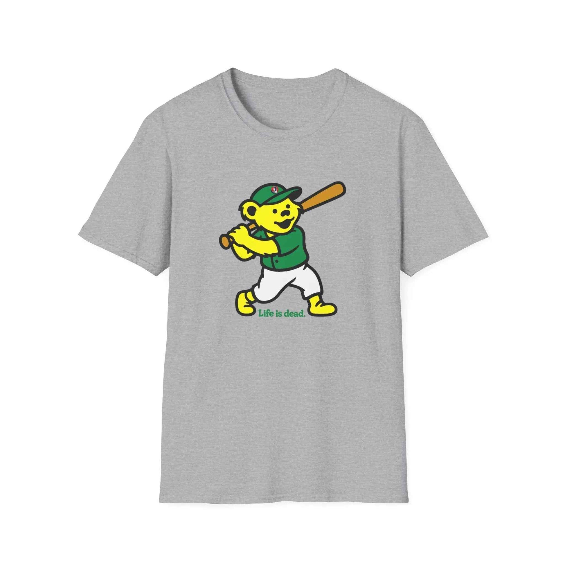 Baseball Edition Dancing Bear - Life is dead.® Grateful Dead T-Shirt