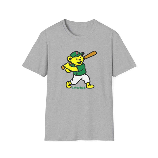 Baseball Edition Dancing Bear - Life is dead.® Grateful Dead T-Shirt