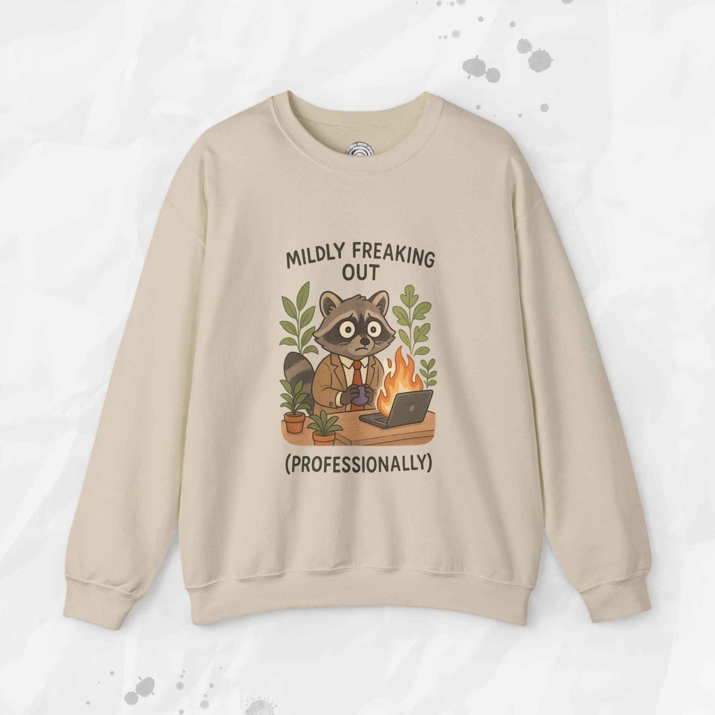 Mildly Freaking Out (Professionally) - Crewneck Sweatshirt