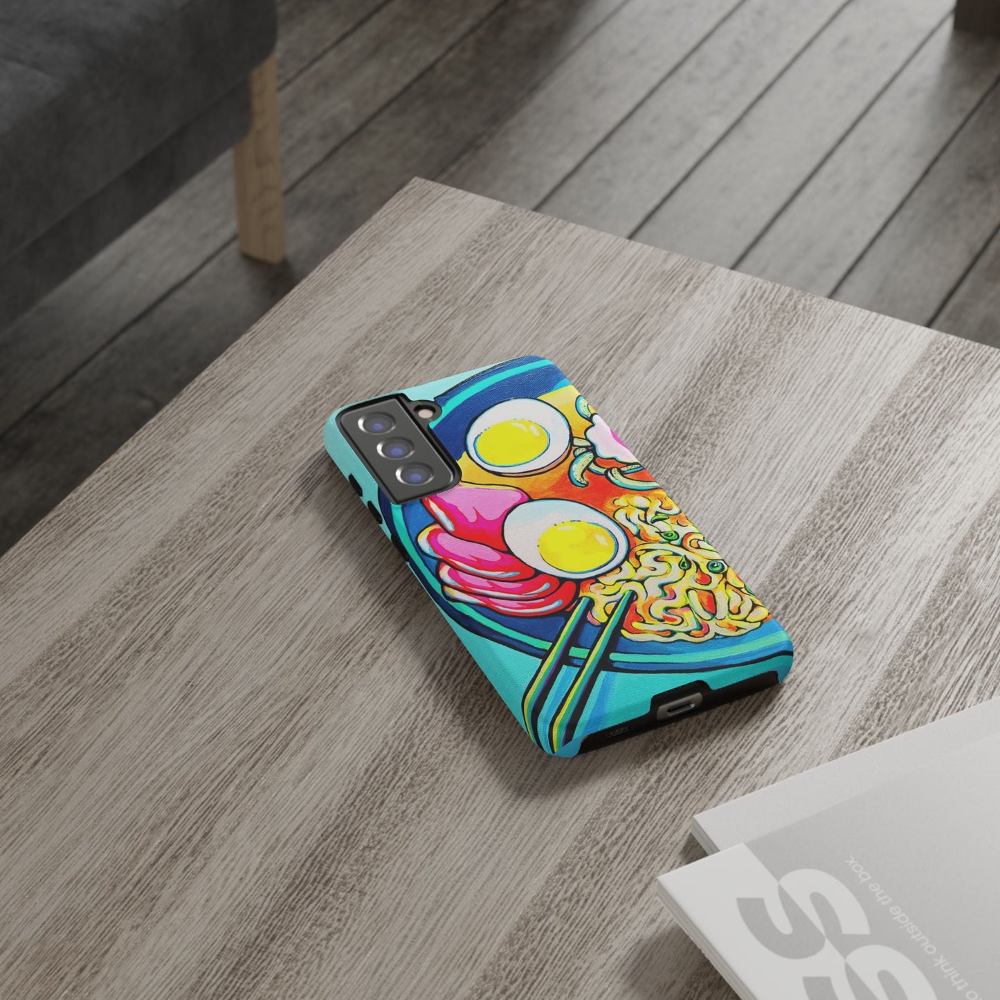 Neon Ramen Tough Phone Case