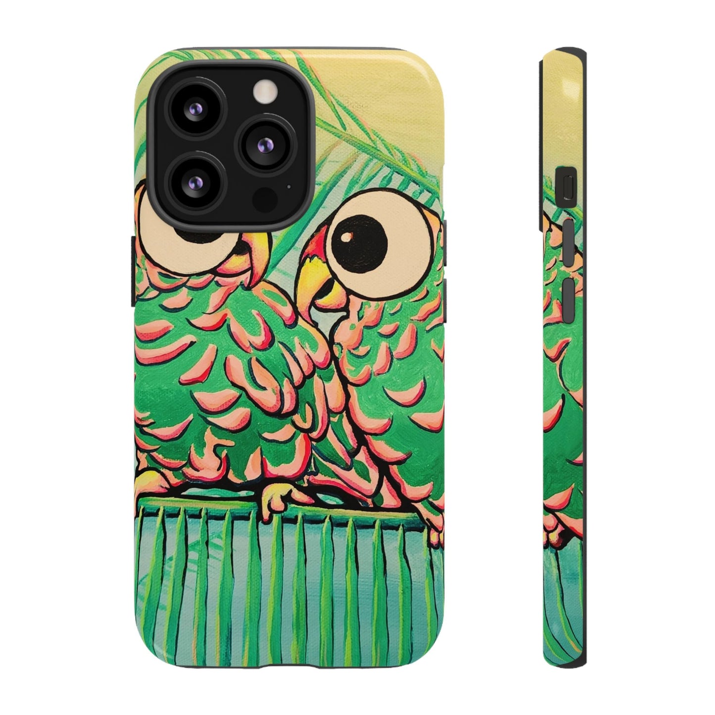 Chatty Cyclops Parrots Tough Phone Case