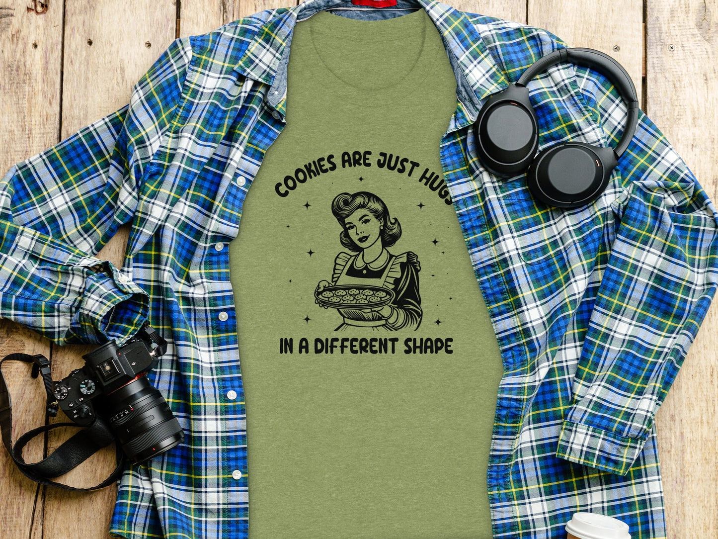 Cookies Are Just Hugs In A Different Shape Graphic T-Shirt