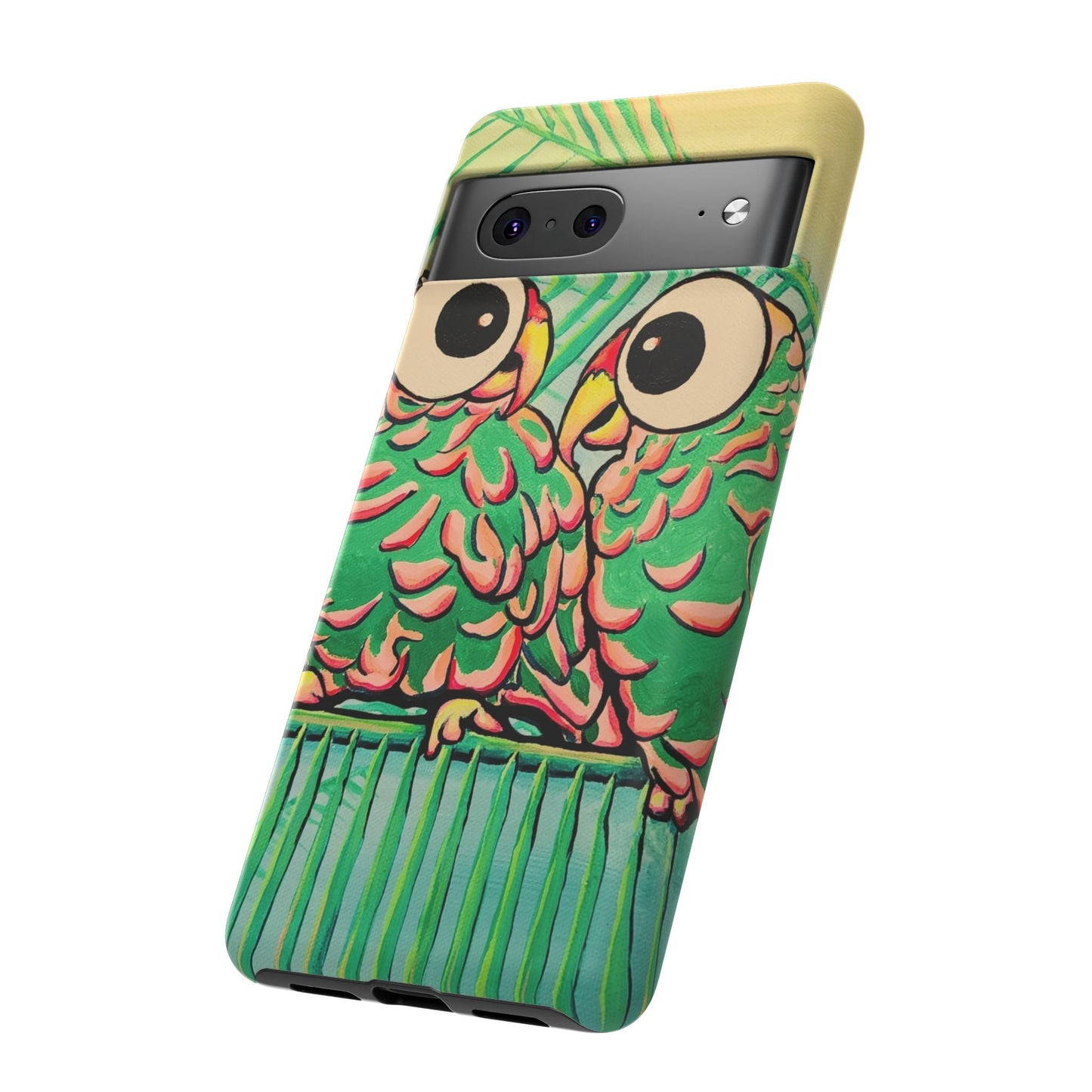Chatty Cyclops Parrots Tough Phone Case