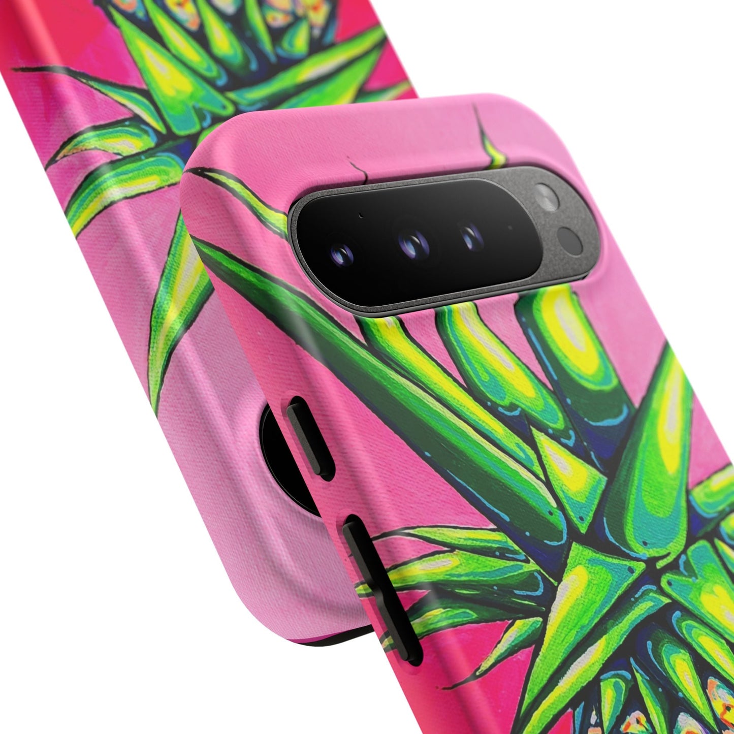 Neon Pineapple Tough Phone Case