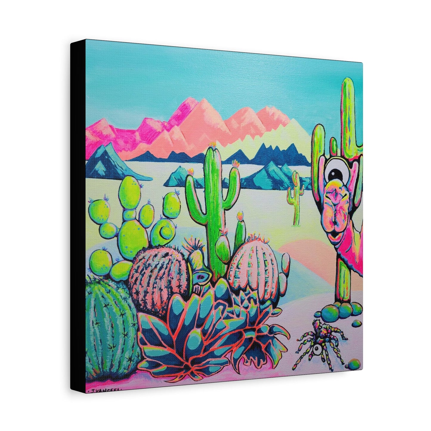 Cyclops Camel Canvas Print, Original Artist Design, Home Decor, Wall Art