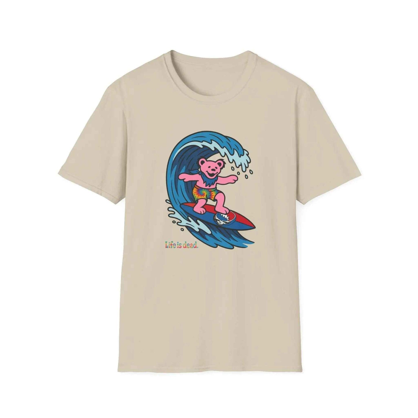 Surfin' Bear - Life is dead.® Grateful Dead T-Shirt