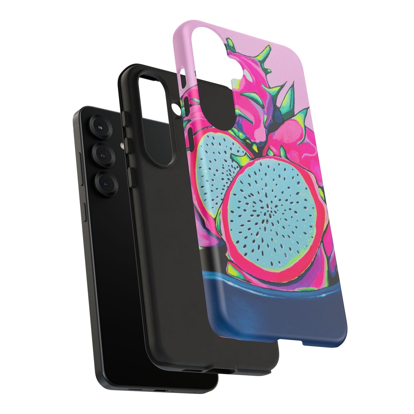 Neon Pink Dragon Fruit Tough Phone Case