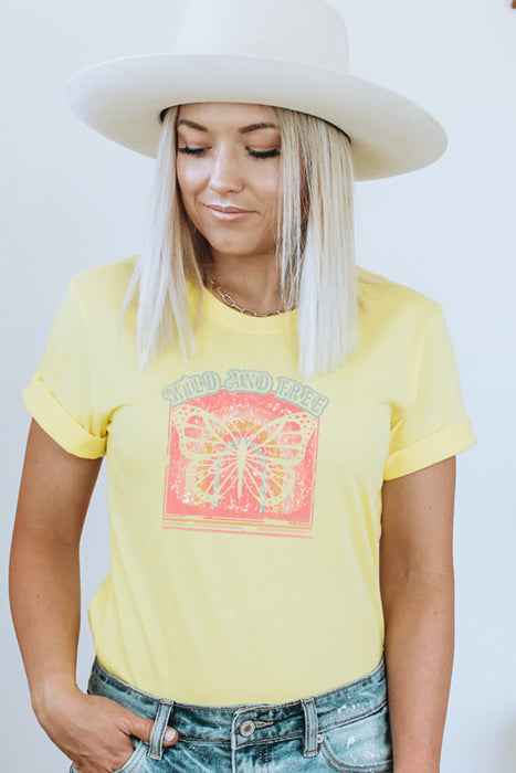 Wild & Free Butterfly Tee 4245