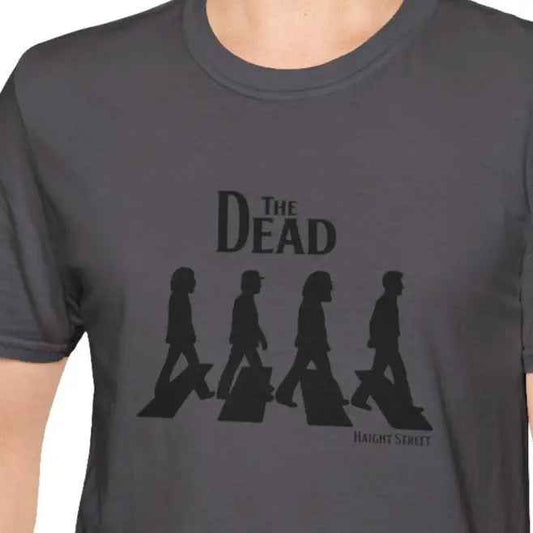 "Jerry Road" Haight Street Crosswalk Silhouettes Grateful Dead T-Shirt