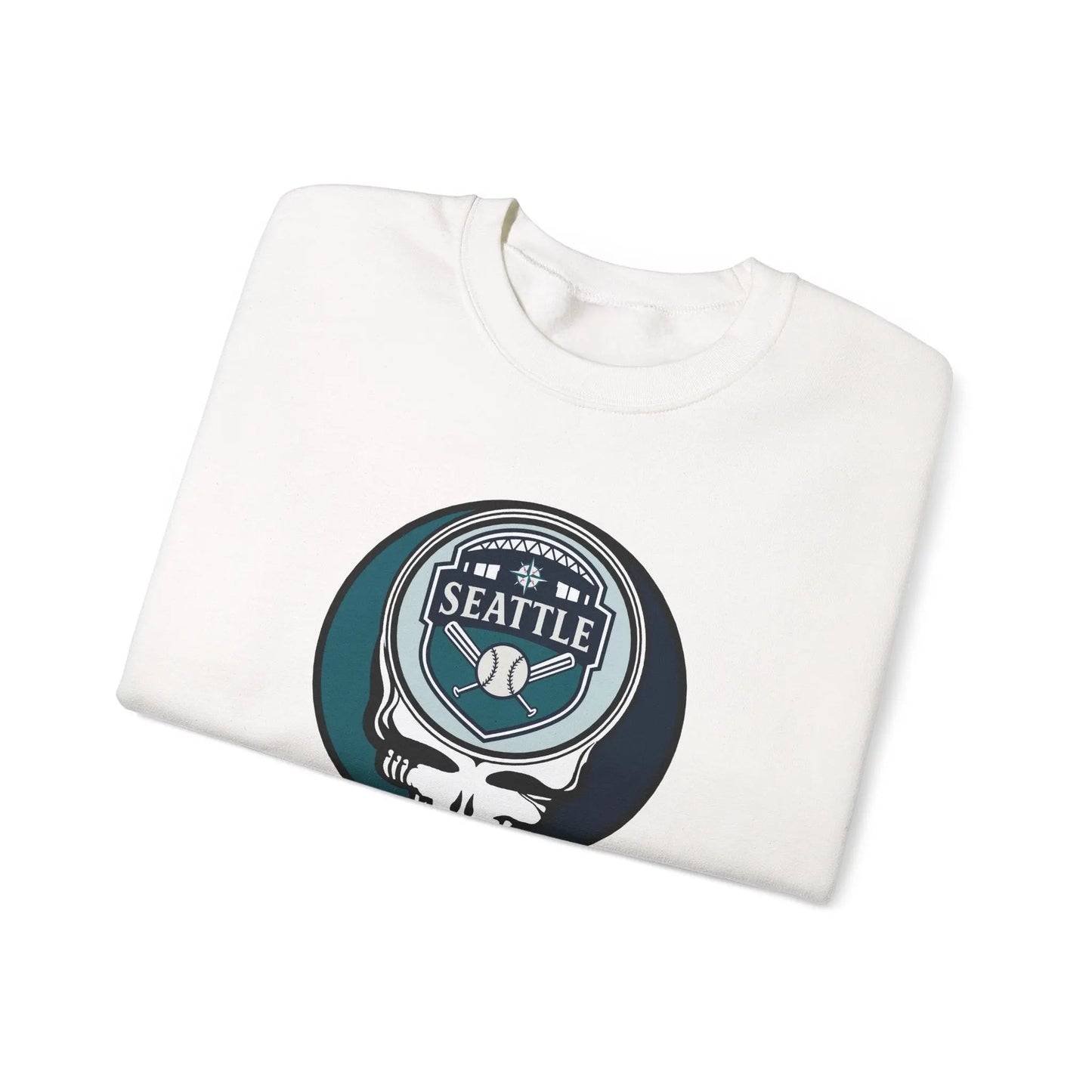 Seattle Mariners original Stealie Grateful Dead Crewneck Grateful Dead Sweatshirt