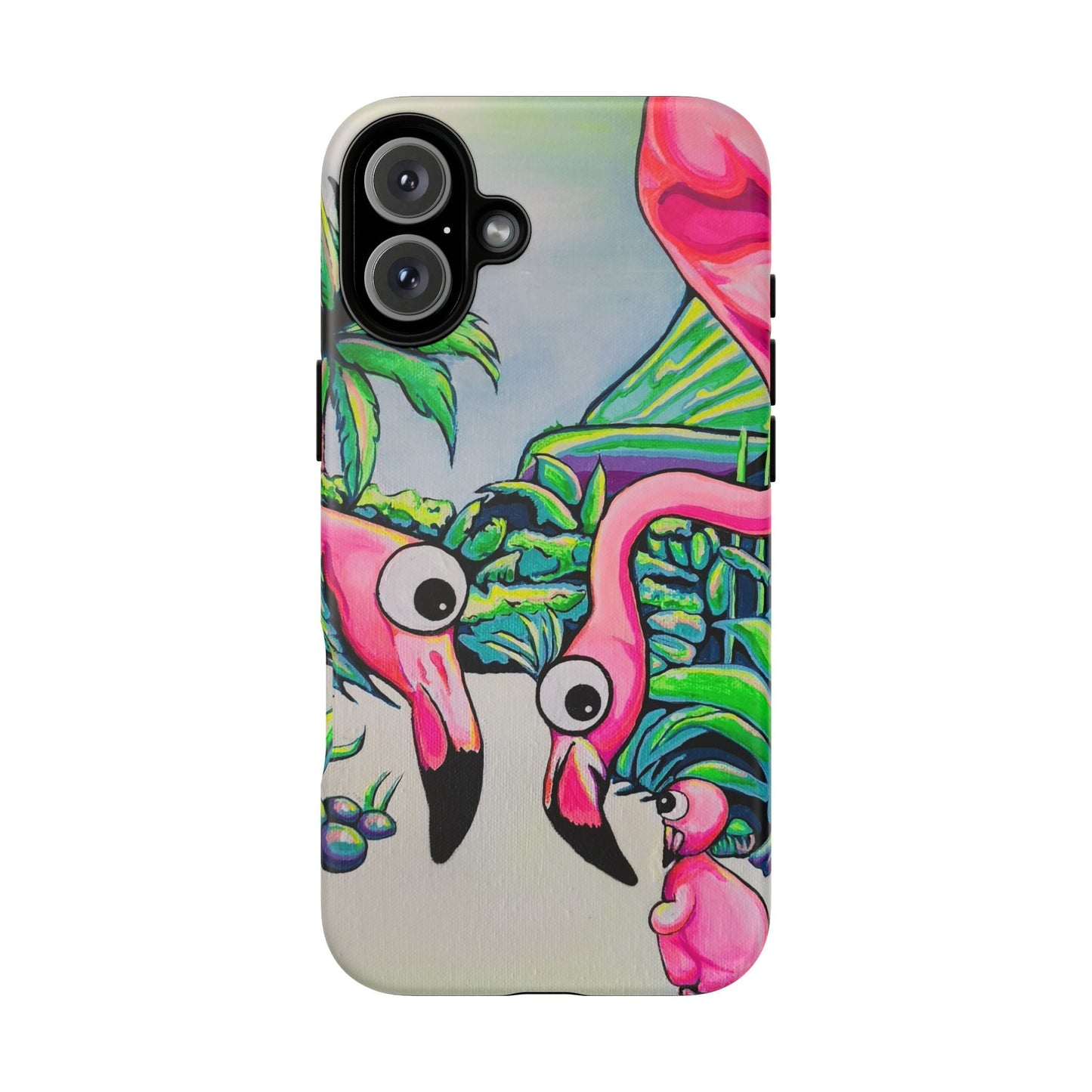Cyclops Flamingo Family Tough Phone Case