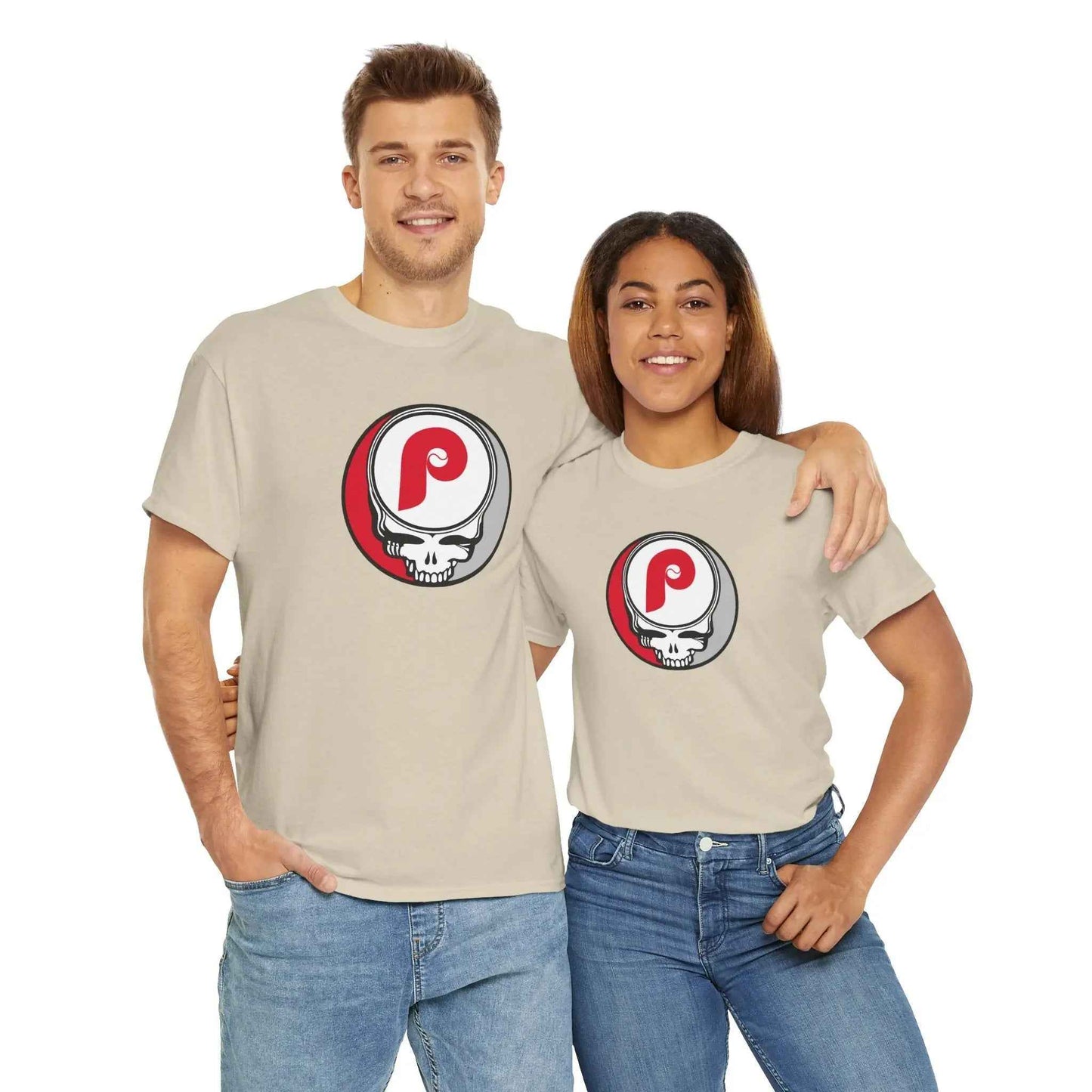Philadelphia Phillies Logo Stealie Grateful Dead T-Shirt