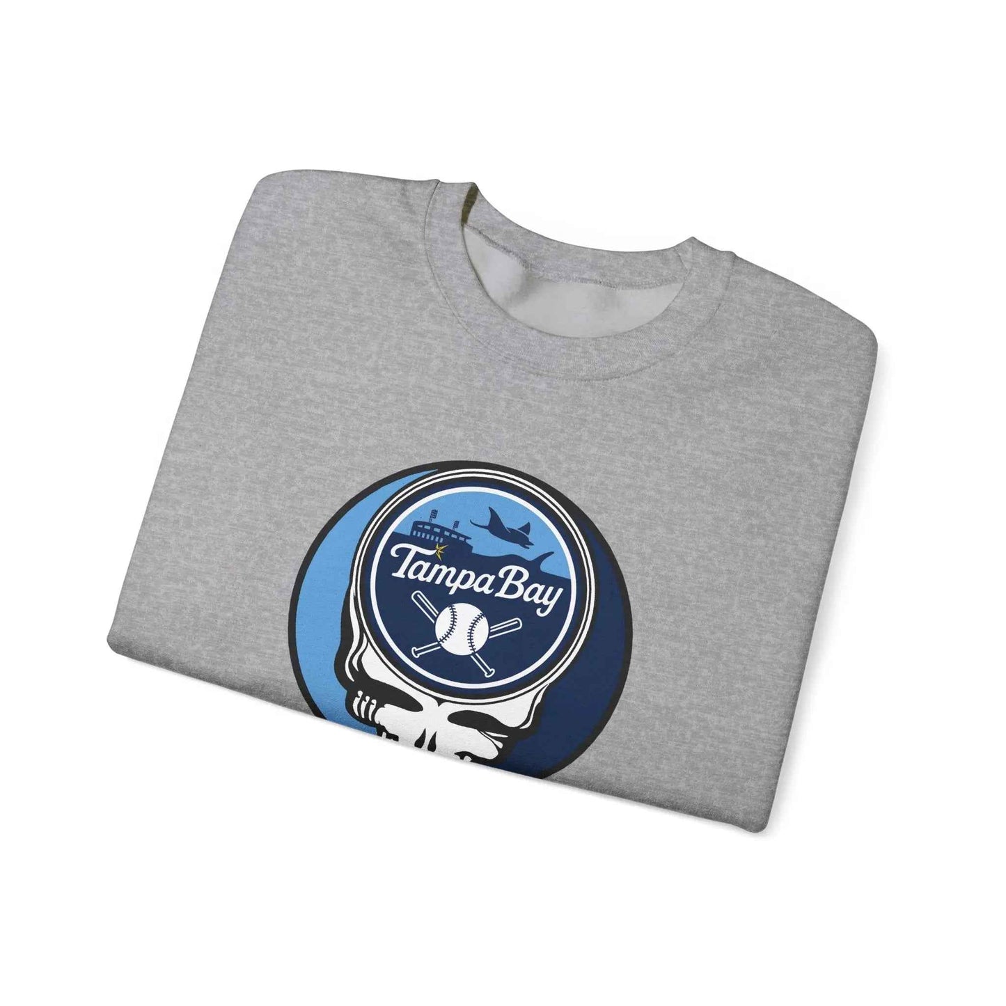 Tampa Bay Rays Original Stealie Grateful Dead Crewneck Grateful Dead Sweatshirt