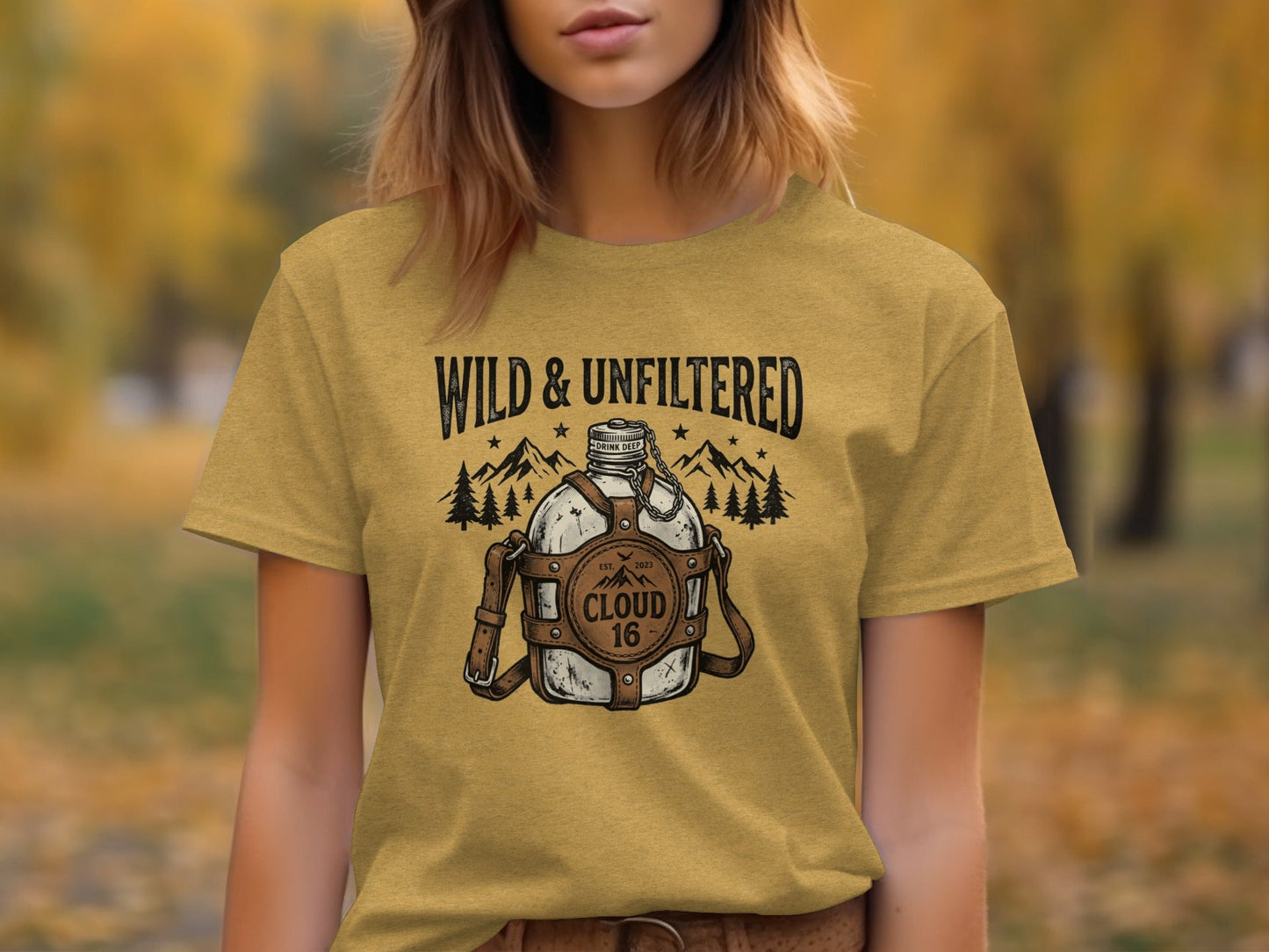 Rugged Wild & Unfiltered Spirit Wilderness Shirt