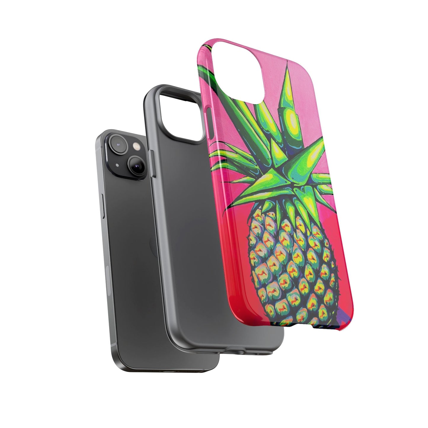 Neon Pineapple Tough Phone Case