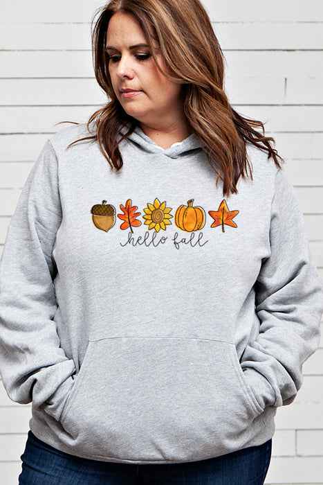 Hello Fall 4455Hoodie