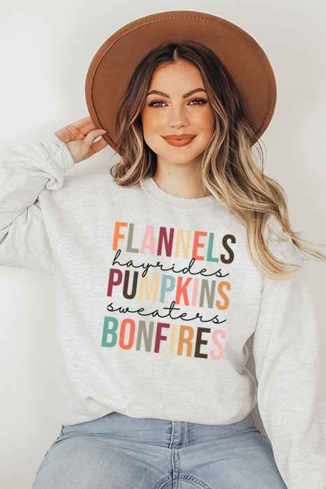 Flannels Hayrides Pumpkins