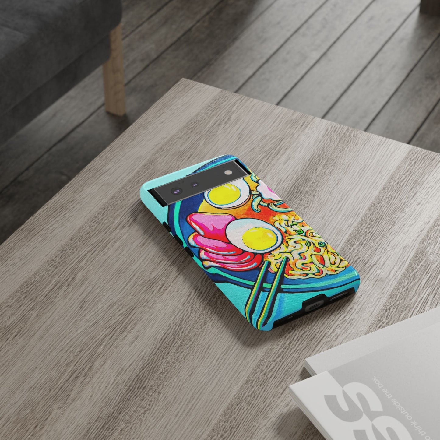 Neon Ramen Tough Phone Case