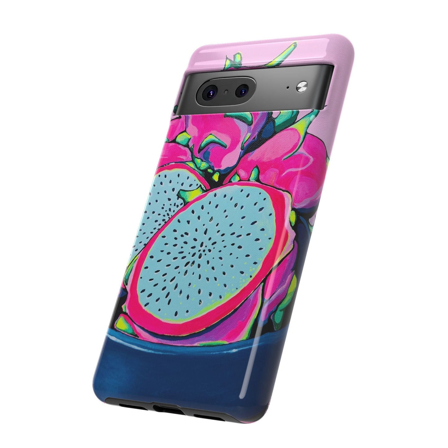Neon Pink Dragon Fruit Tough Phone Case