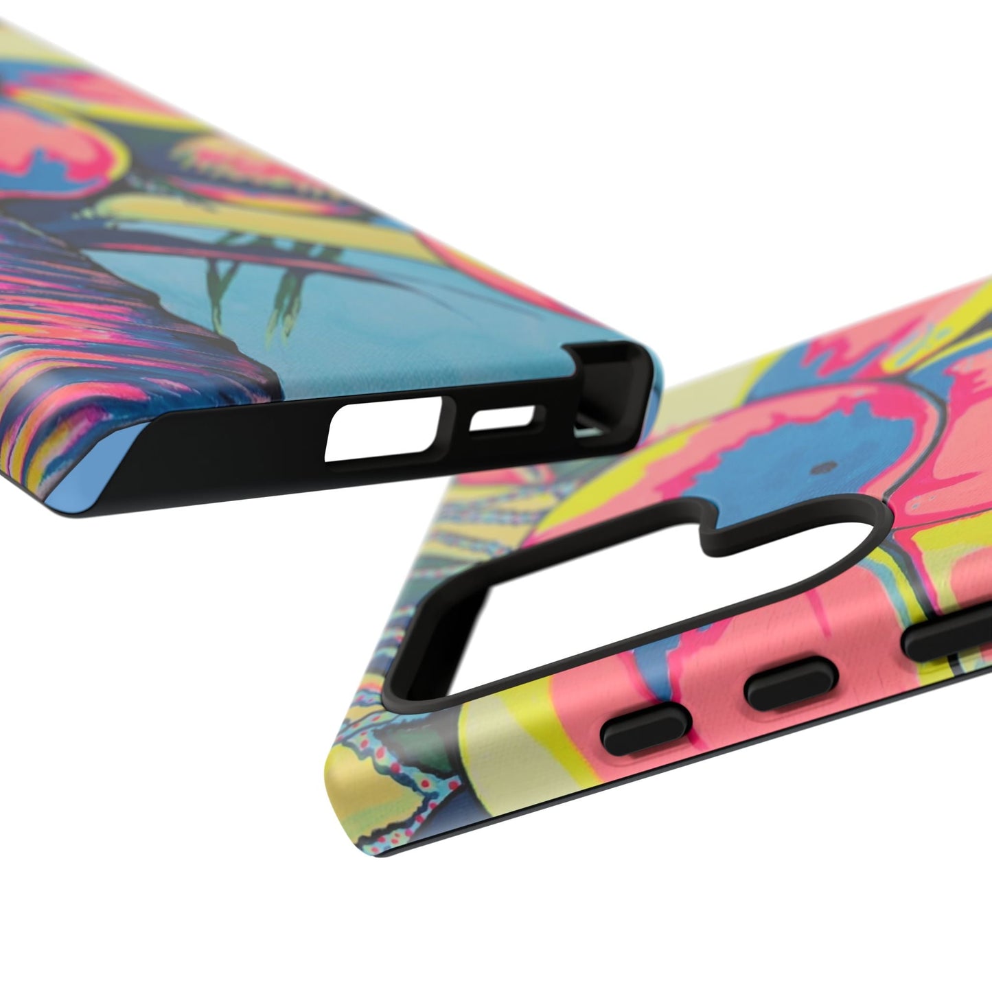 Neon Coconuts Tough Phone Case