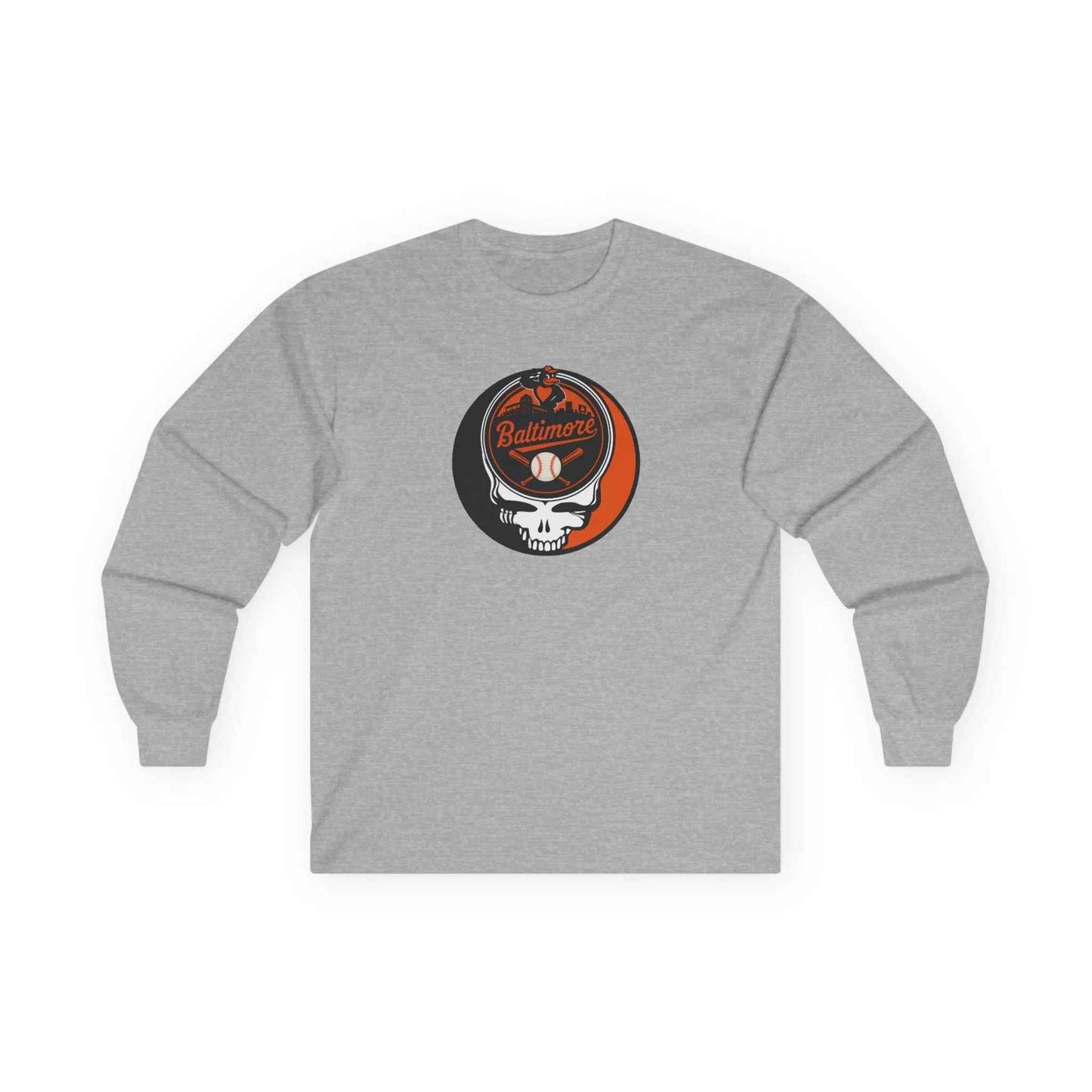 Baltimore Orioles Original Stealie Long Sleeve T-Shirt