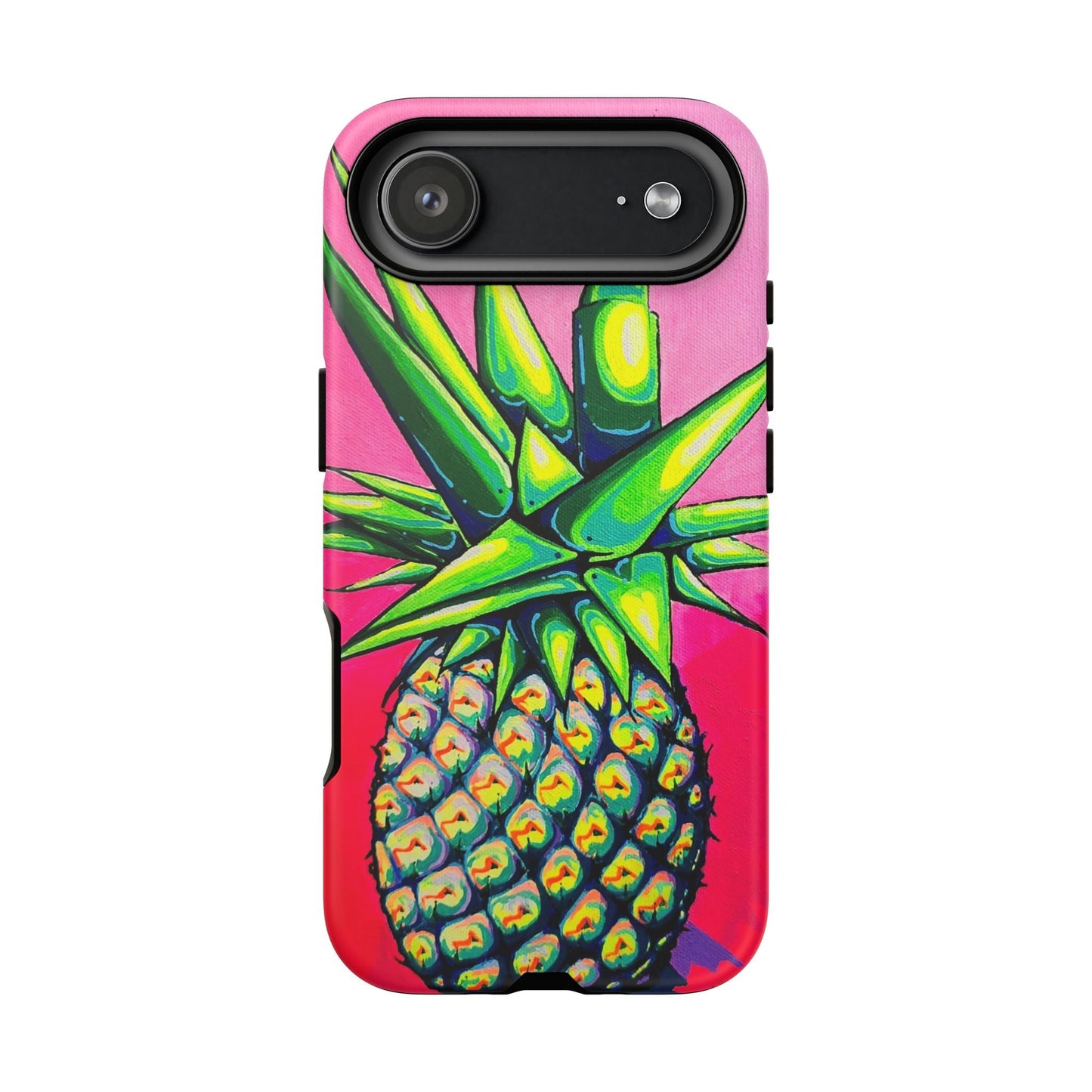 Neon Pineapple Tough Phone Case