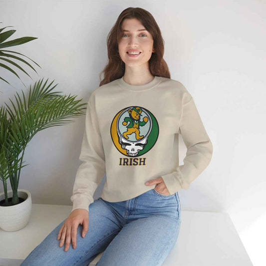 The Irish Dancing Leprechaun Stealie Crewneck