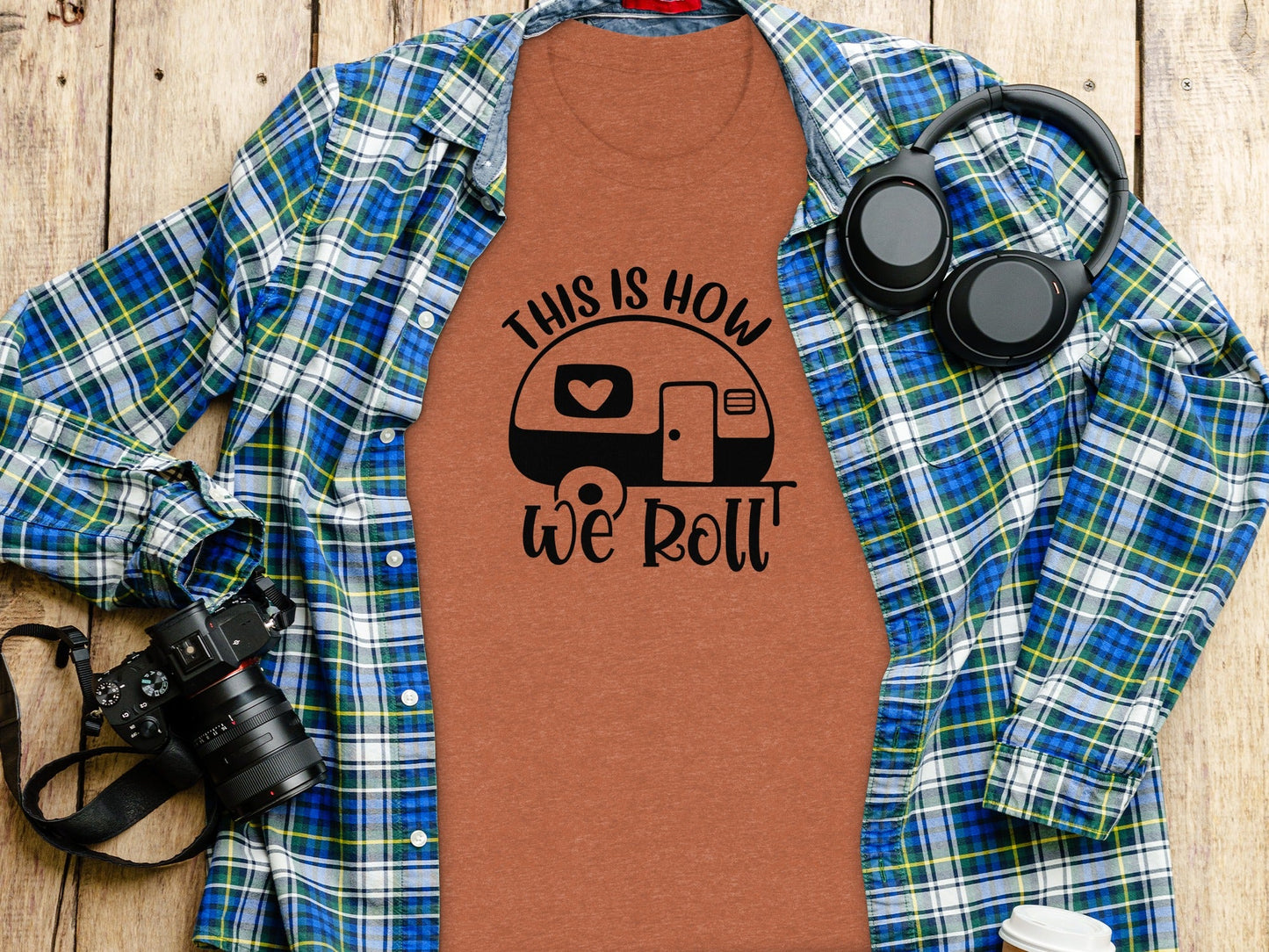 This is How We Roll Camper Graphic For Adventurers T-Shirt