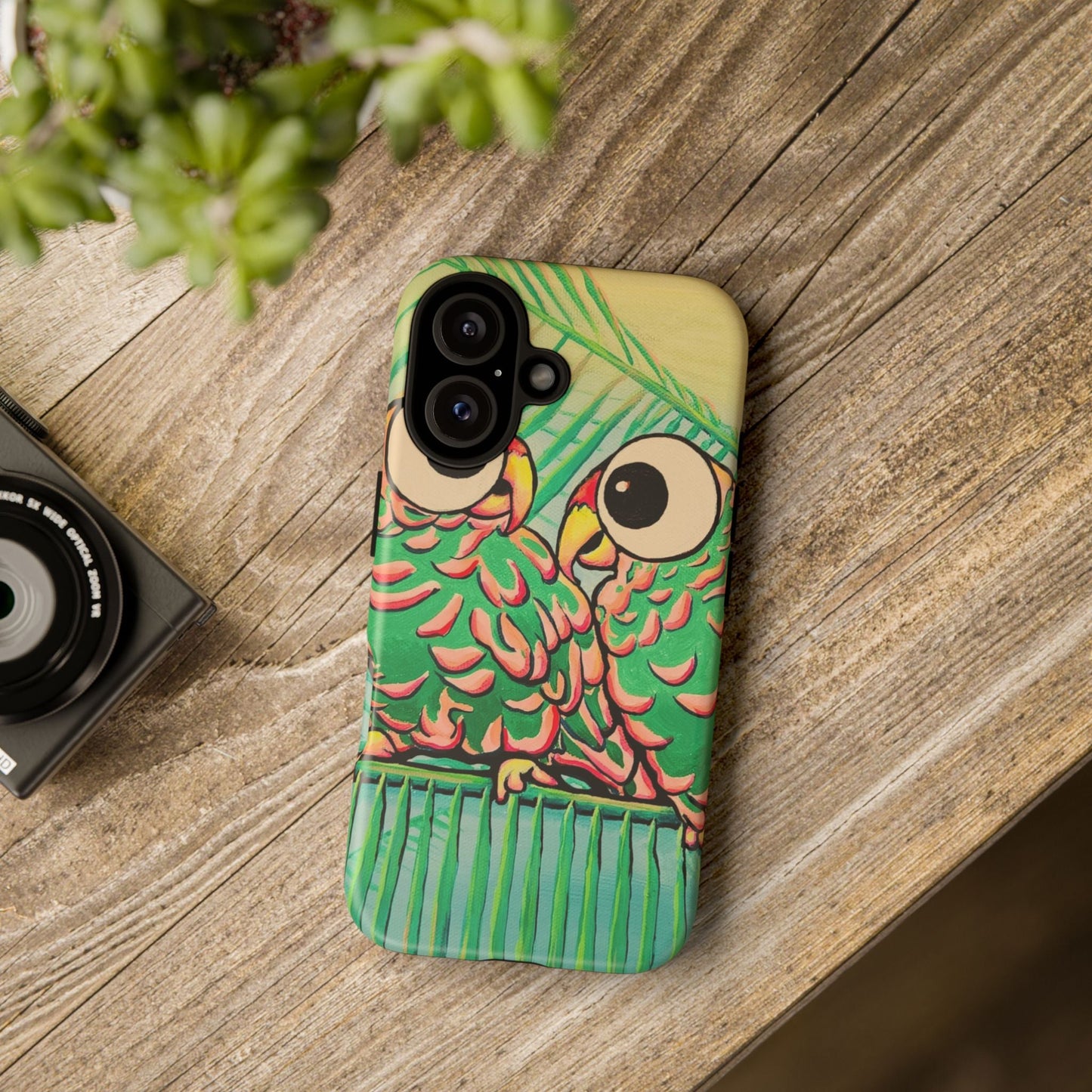 Chatty Cyclops Parrots Tough Phone Case