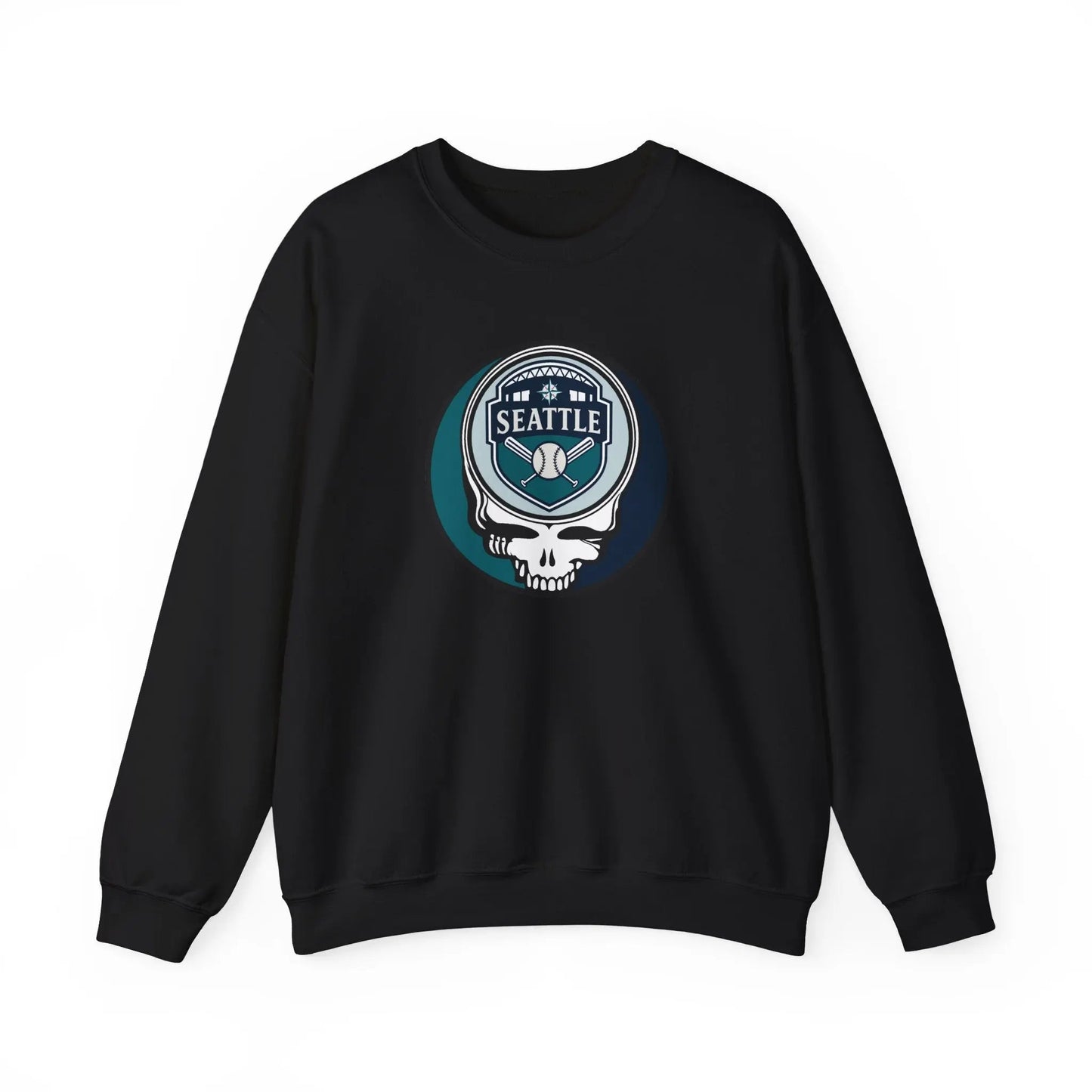 Seattle Mariners original Stealie Grateful Dead Crewneck Grateful Dead Sweatshirt