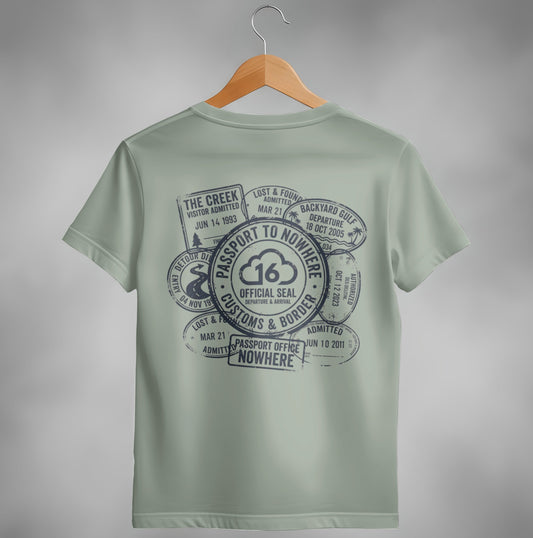 Passport to Nowhere Stamp T-Shirt