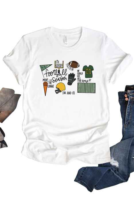 Football Season 4823 green yellow