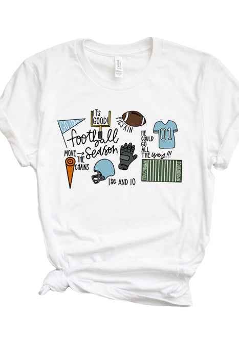 Football Season 4823 light blue