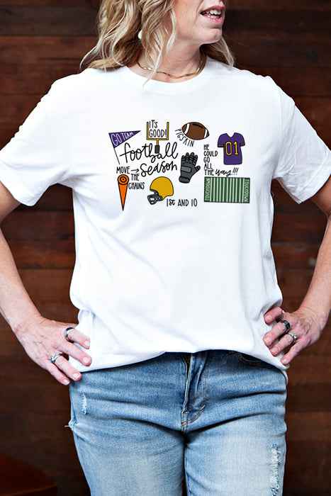 Football Season 4823 purple gold