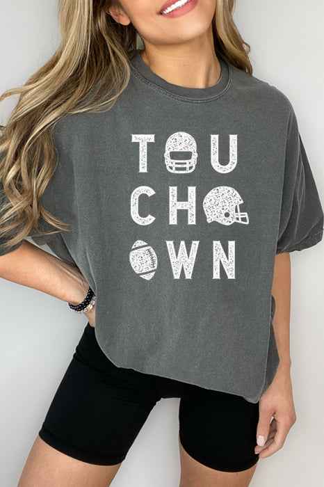 Touch Down Football Oversized Tee 4828CC