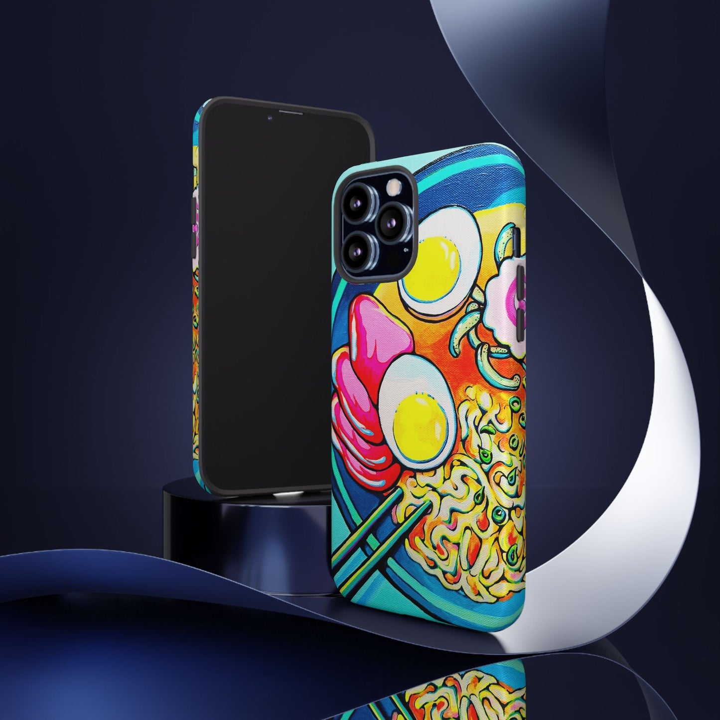 Neon Ramen Tough Phone Case