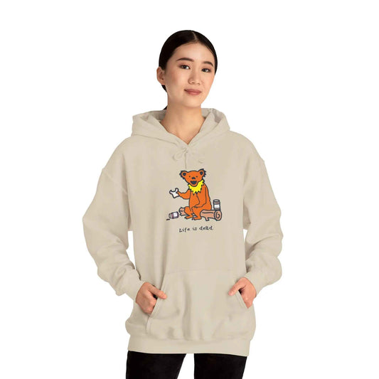 Life is dead.® Snackin' Bear Grateful Dead Hoodie