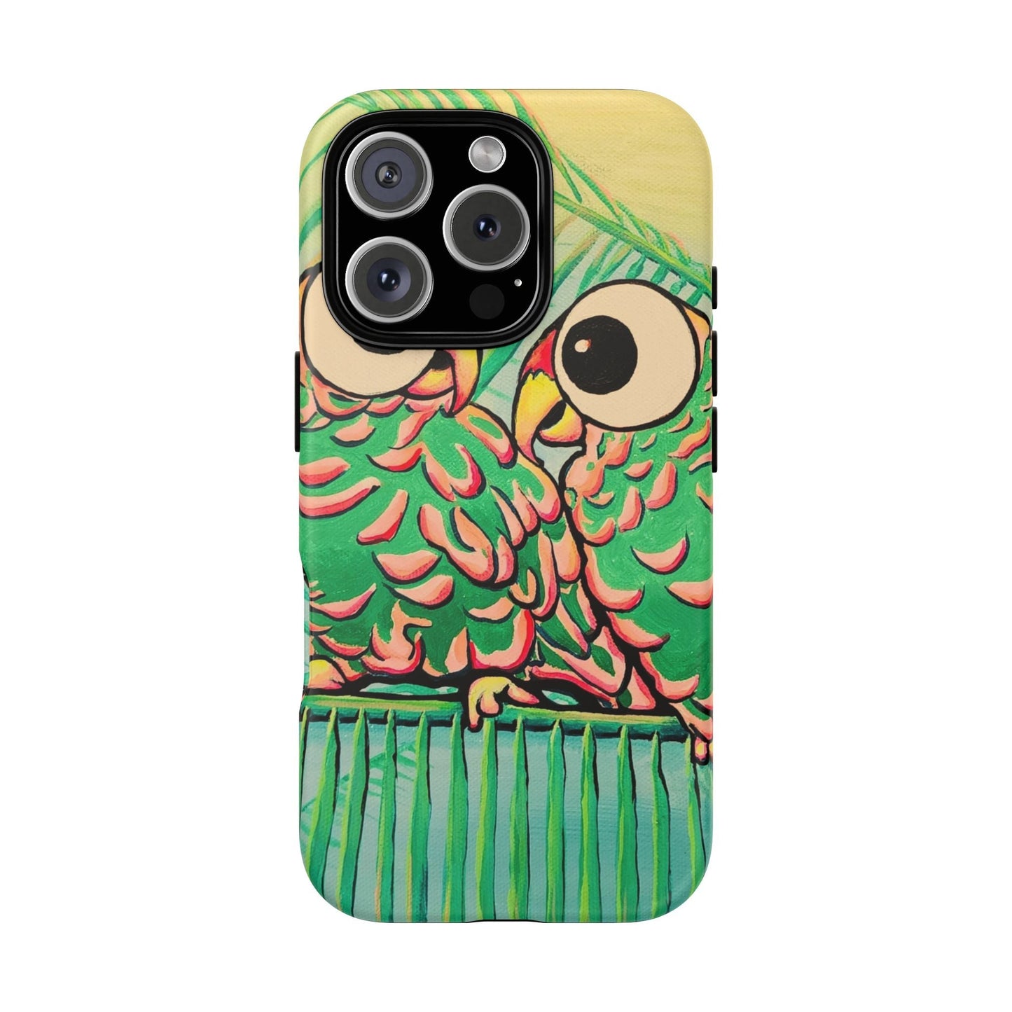 Chatty Cyclops Parrots Tough Phone Case
